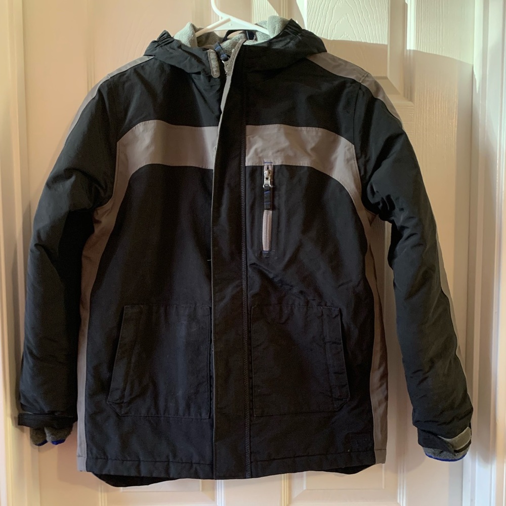 Boys Lands’ End squall winter coat size Lg 14/16
